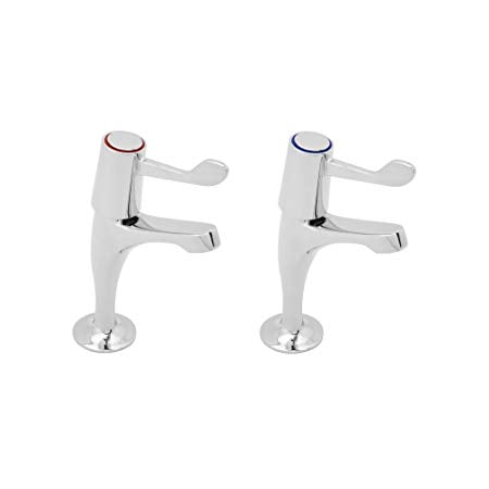 Methven Deva Brass Lever Action Sink Tap, Chrome