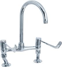 Methven Deva 6 Inch Lever Action Bridge Sink Mixer Tap with Lever, Chrome