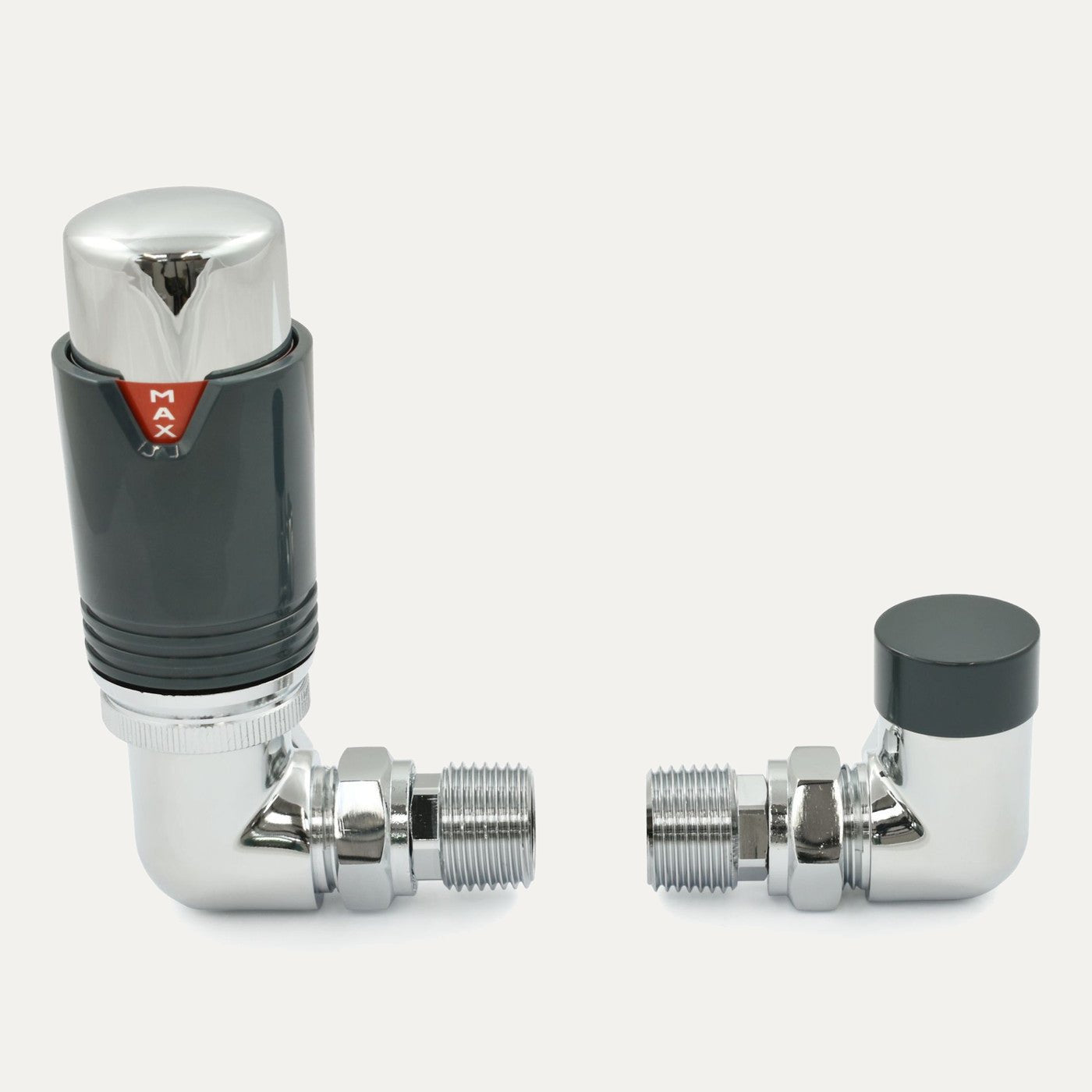 Echo Corner TRV Chrome & Anthracite Radiator Valve – Tradeplumbing