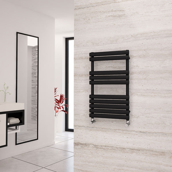 Eastgate Eclipse Steel Black Designer Heated Towel Rails