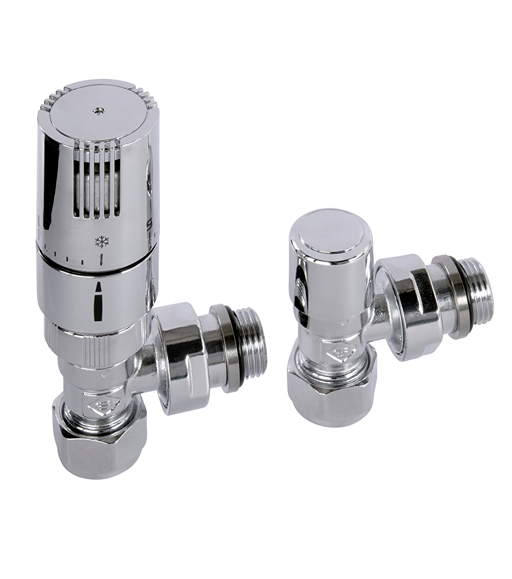 Eastgate Kingston TRV Straight Tradational Radiator Valve Chrome