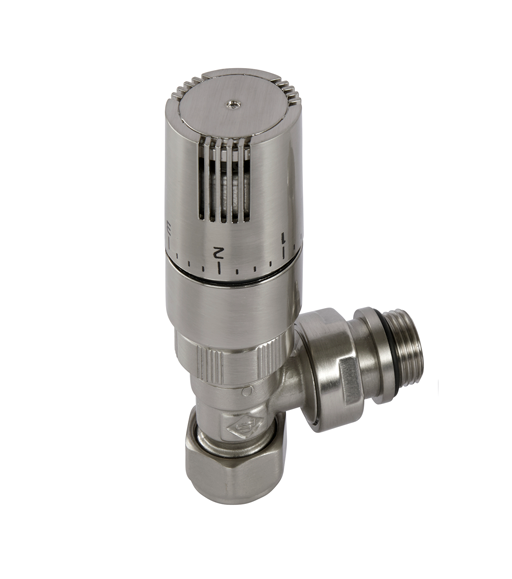 Eastgate Kingston TRV Straight Tradational Radiator Valve Nickel