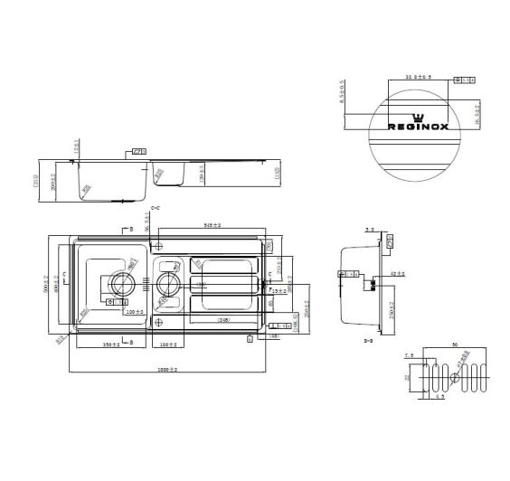 REGINOX ENVOY 15 KITCHEN SINK