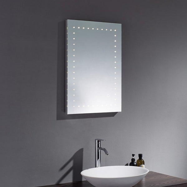 Kartell Nalon 700mm x 500mm Illuminated LED Mirror - Clear Glass