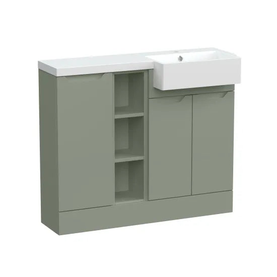 Nuie - Loave 1000mm Compact Combination Unit & Basin - Right Hand