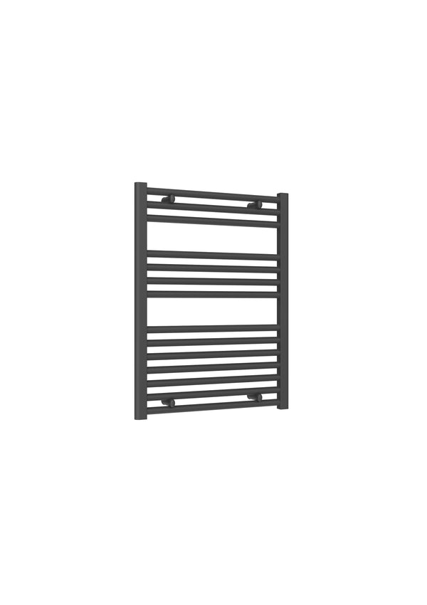Reina Diva Steel Flat/Straight Anthracite Heated Towel Rail Radiator