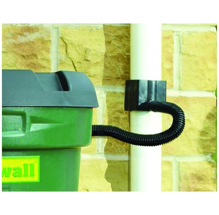Straight Limited Water Butt Rain Diverter Kit Black 500mm Rdkitxx