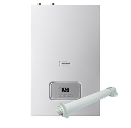Glow-Worm Energy 25R 25kW Heat Only Boiler With Horizontal Flue Pack