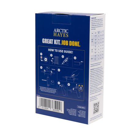 Arctic Hayes Aero Pipe Freeze Kit ZEK2 – 8-28mm, 300ml