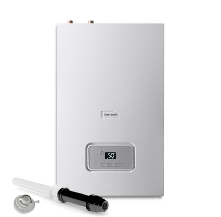 Glow-Worm Energy7 25R 25kW Heat Only Boiler With Vertical Flue Pack