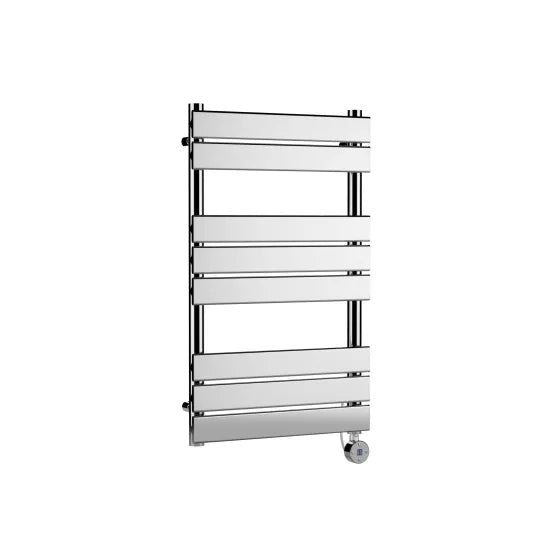 TradeRad Chrome 840mm x 500mm Vertical Electric Heated Towel Rail