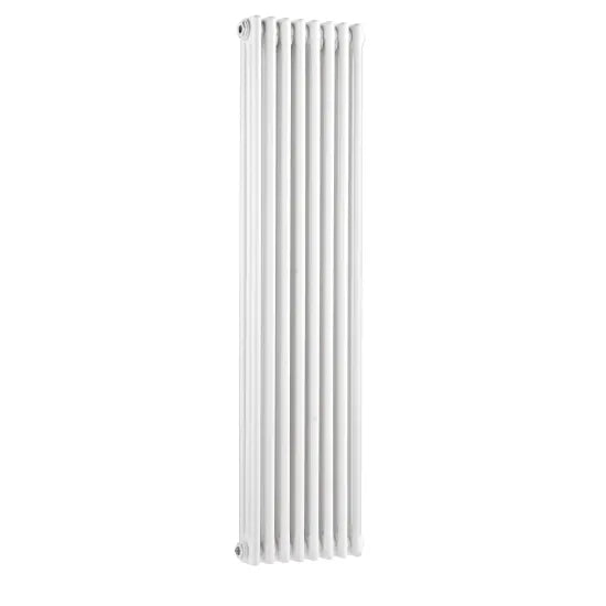 Nuie Colosseum White 1500mm x 368mm Vertical Column Radiator