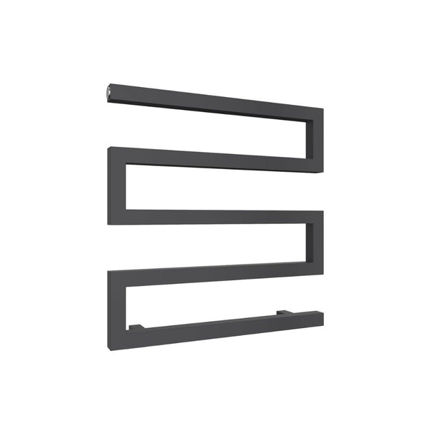 Reina Serpe Steel Anthracite Designer Heated Towel Rail Radiator Central Heating