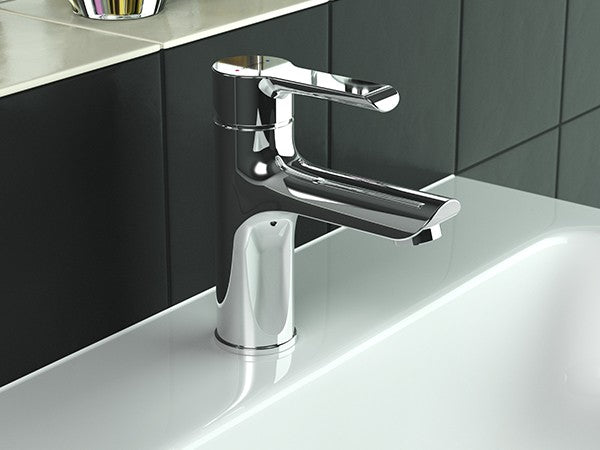 Methven Kea Brass Mono Basin Mixer Tap, Chrome