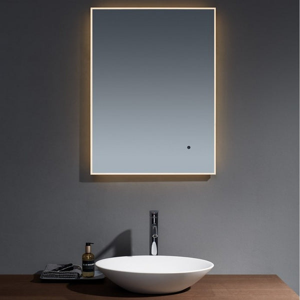 Kartell Tajo 700mm x 500mm Illuminated LED Mirror - Clear Glass