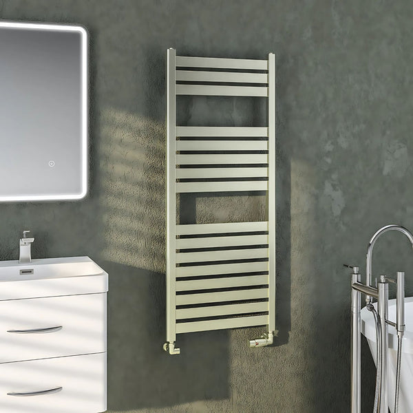Eastbrook Staverton Premium Brushed Brass Vertical Towel Rails