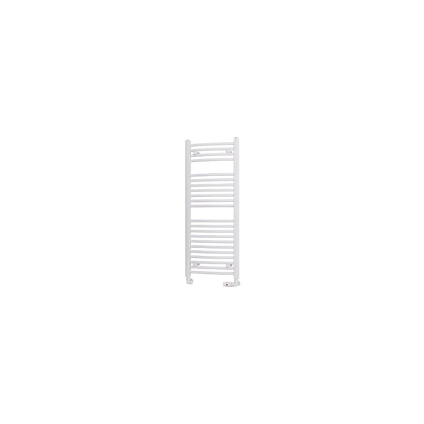 Eastbrook  Biava Curved Multirail Steel White Heated Towel Rails