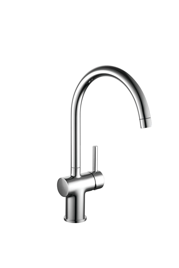 Kartell Mono Kitchen Sink Mixer Tap With Single Handle, Polished Chrome