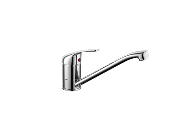 Kartell Mono Kitchen Sink Mixer Tap Single Handle, Polished Chrome