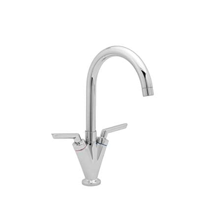Methven Deva Lever Brass Mono Sink Mixer Tap, Chrome