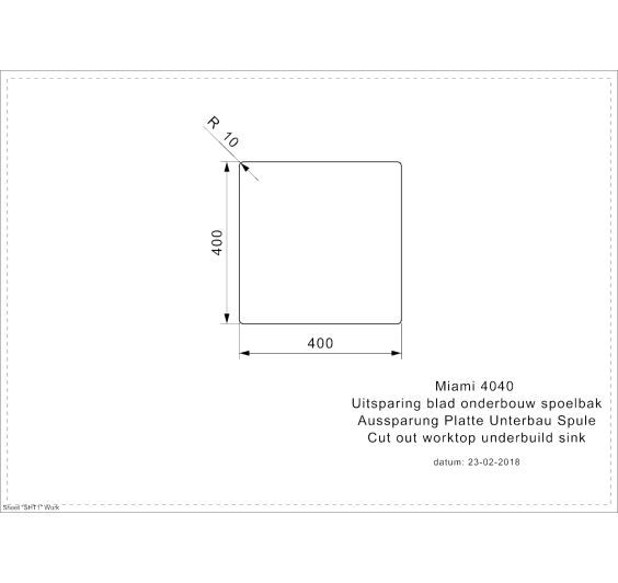 REGINOX MIAMI 40X40 GOLD KITCHEN SINK