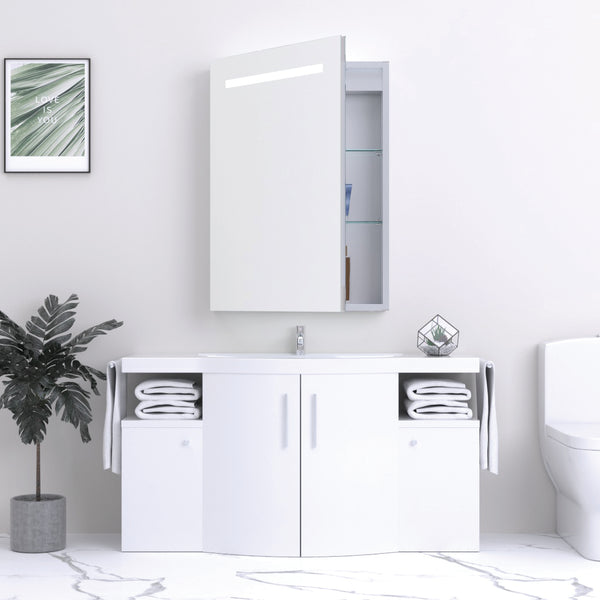 Kartell Reflections Prism LED Mirror Cabinet 700mm H x 500mm W