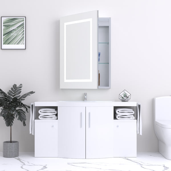 Kartell Reflections Frame LED Mirror Cabinet 700mm H x 500mm W