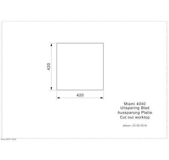 REGINOX MIAMI 40X40 GOLD KITCHEN SINK