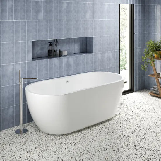 Nuie Continuum 1655mm Freestanding Boat Bath With Legs