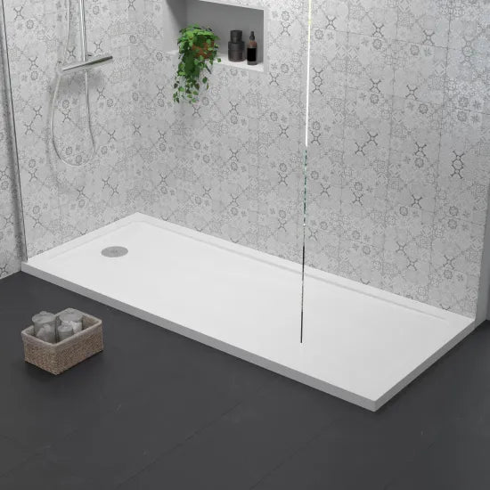 Nuie 1700 x 700mm White Slimline Bath Replacement Shower Tray