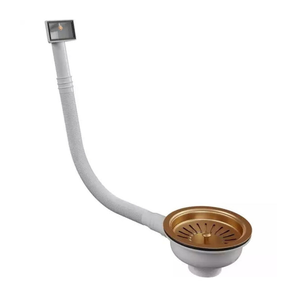 Ellsi Elite Basket Strainer With Rectangular Overflow Waste