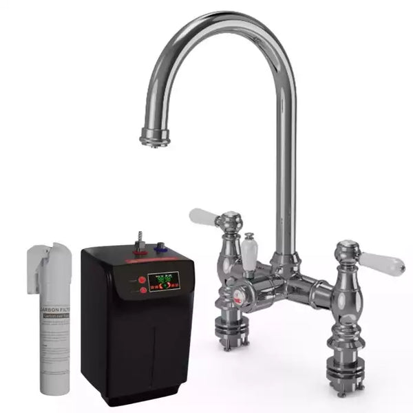 Ellsi Traditional bridge 3 In 1 Instant Hot Water Kitchen Sink Taps