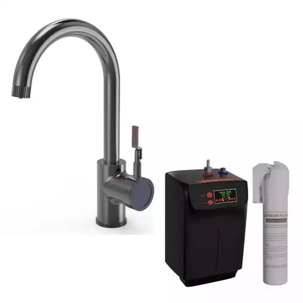 Ellsi Industrial Single Lever 3 In 1 Instant Hot Water Kitchen Taps