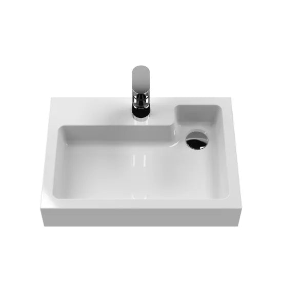 Nuie - 2 In 1 Floor Standing Vanity Unit With Basin, WC Unit And Concealed Cistern - Gloss Grey