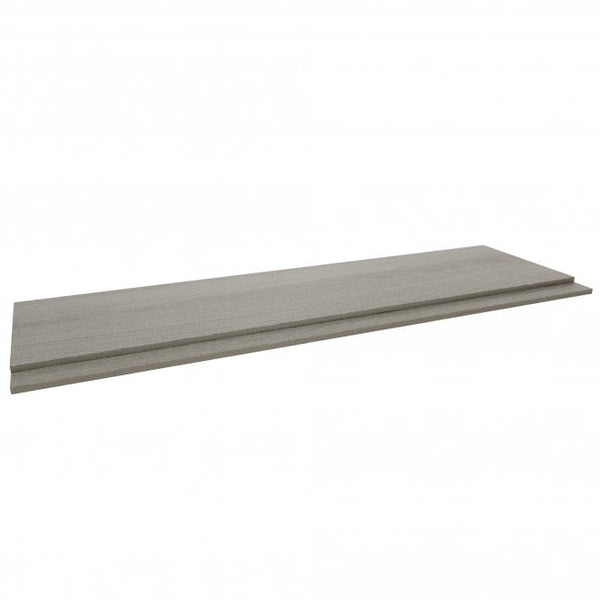 Kartell Purity 2 Piece Front Bath Panel 1700mm, Silver Oak
