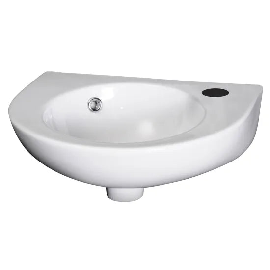 Nuie  Ramsay 1 Tap Hole 450mm Wall Hung Ceramic Basin