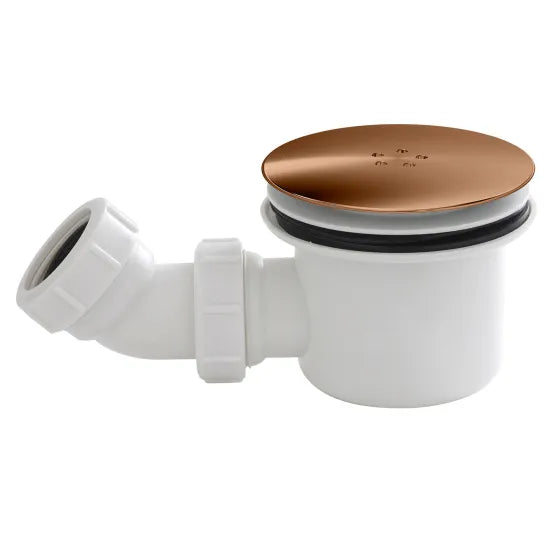 Nuie Brushed Bronze 90mm Fast Flow Shower Tray Waste