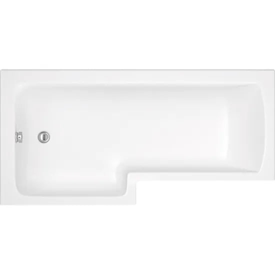 Synergy Berg 1700mm Left Hand L Shaped Shower Bath