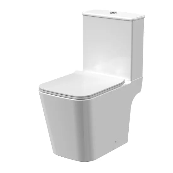 Synergy Hosta Rimless Pan, Cistern & Soft Close Seat