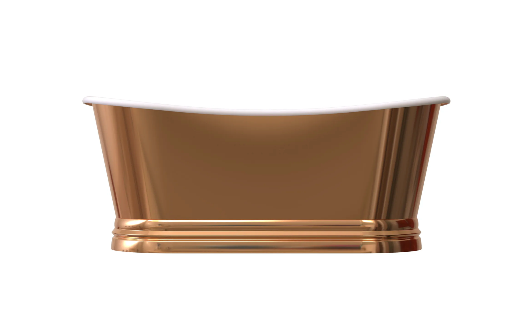 BC Designs - 1800mm Boat Bath - Copper Outer/Acrylic Inner