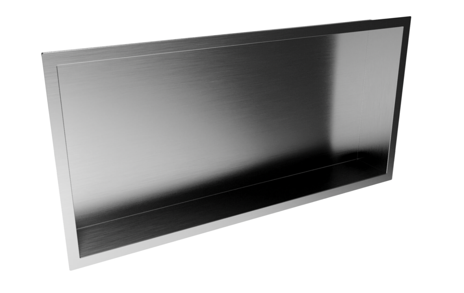 Scudo - Inset Shower Niche - Gun Metal