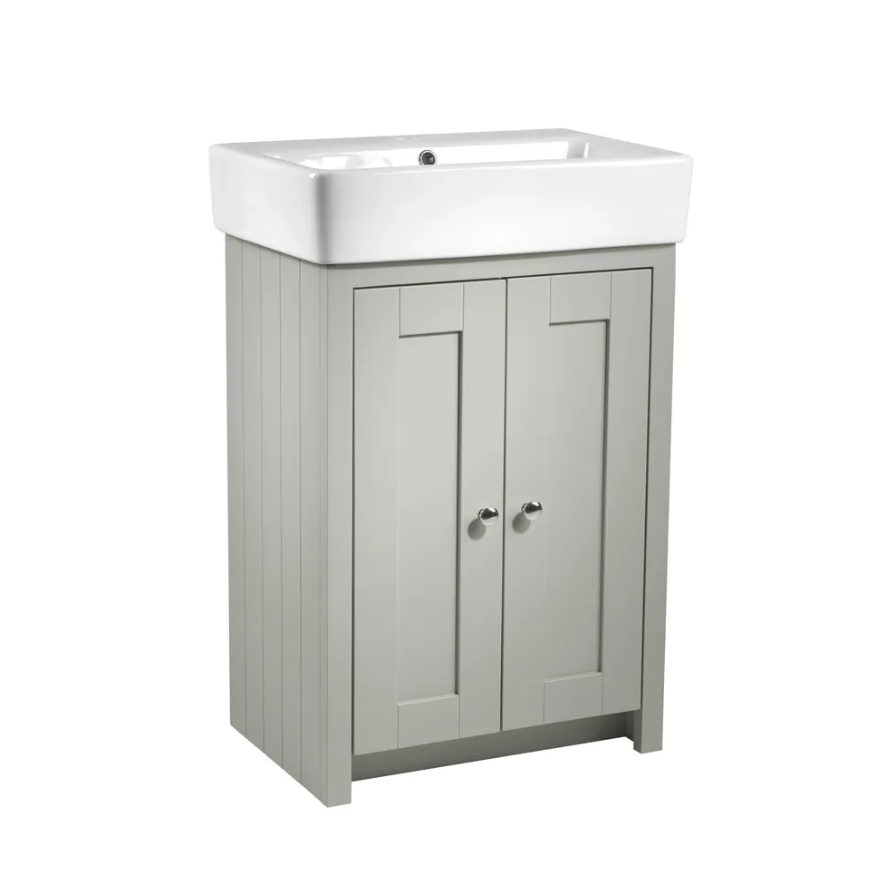 Tavistock - Lansdown Freestanding Unit - Matt Linen White
