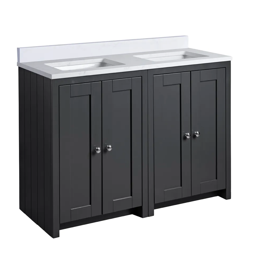 Tavistock - 1200 Underslung Vanity Unit - Linen White