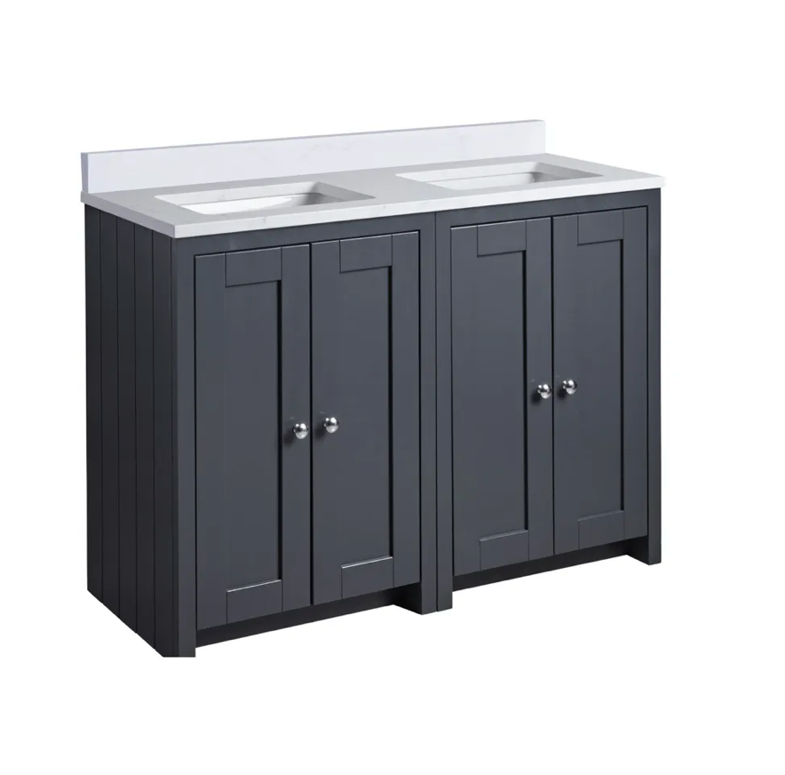 Tavistock - 1200 Underslung Vanity Unit - Linen White