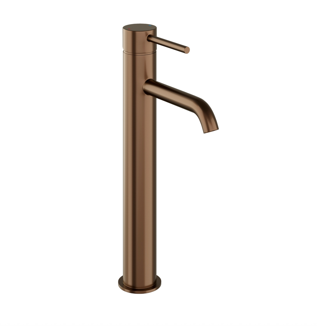 Hib - Atlas Tall Mono Mixer - Brushed Brass