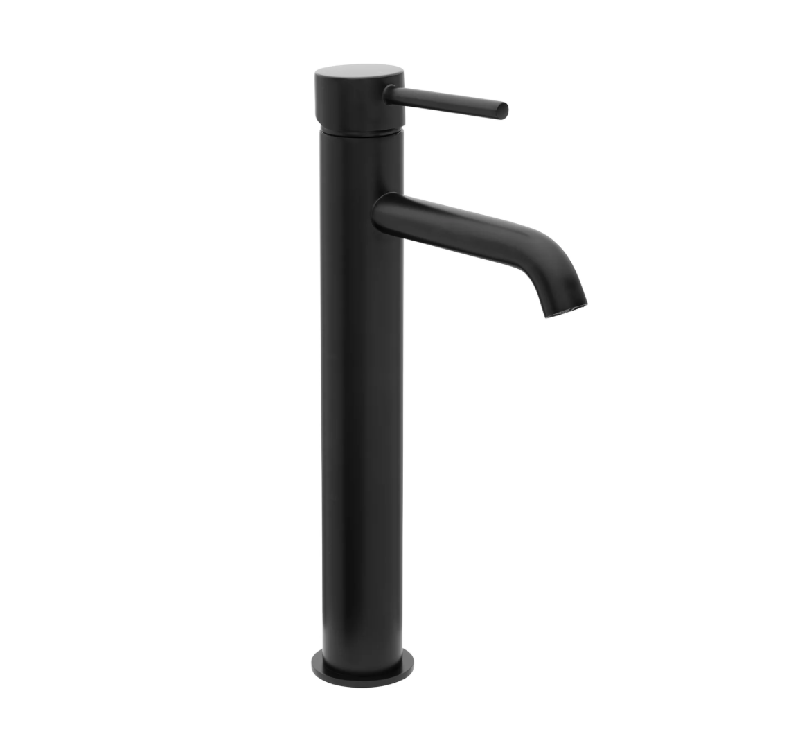 Hib - Atlas Tall Mono Mixer - Brushed Brass