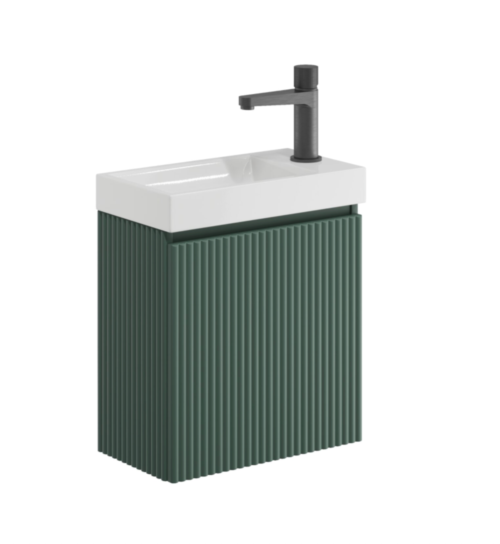 Scudo - Linea Cloakroom Vanity Unit - Sonoma Oak