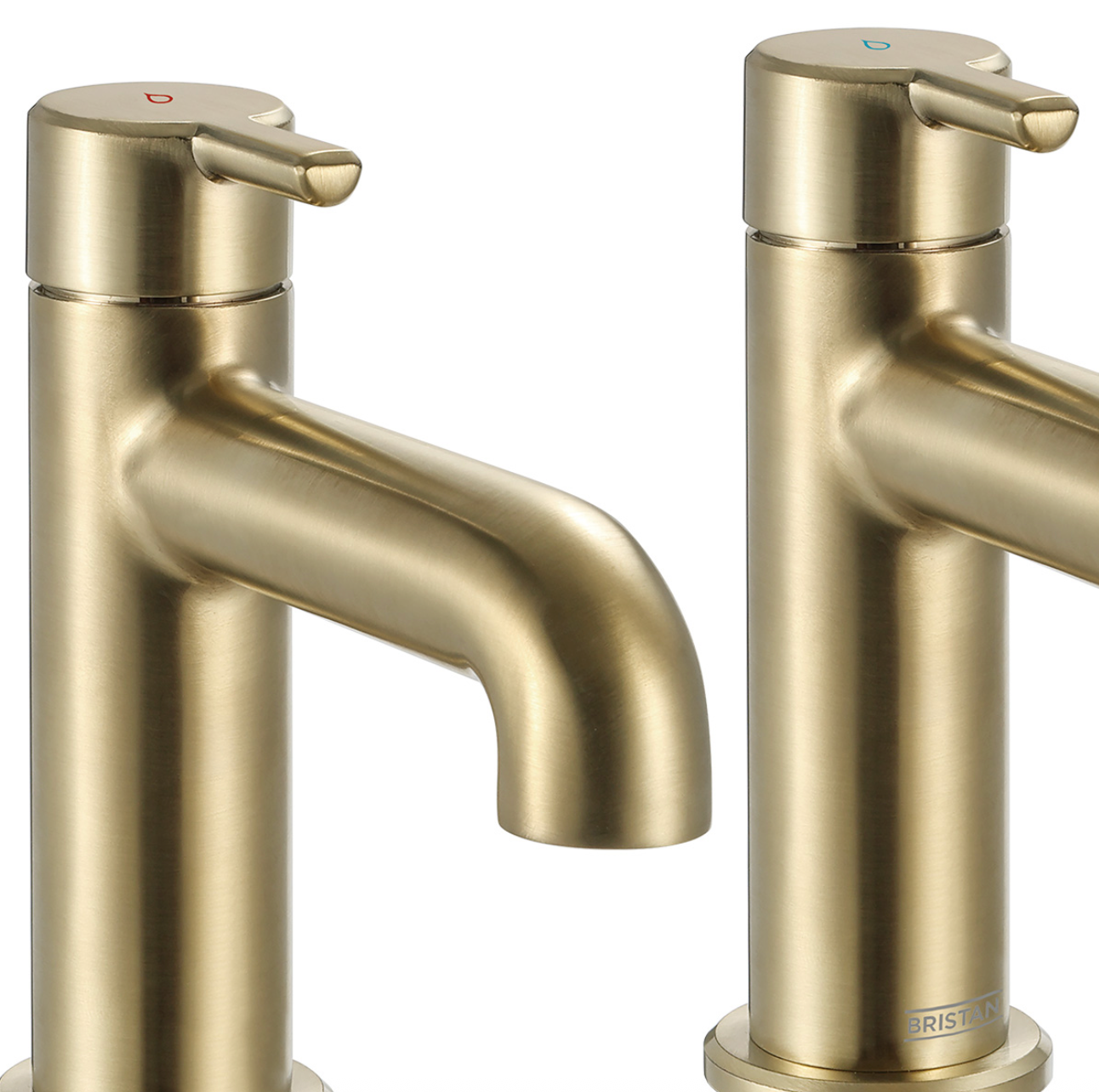 Bristan - Altum Basin Taps - Brushed Brass