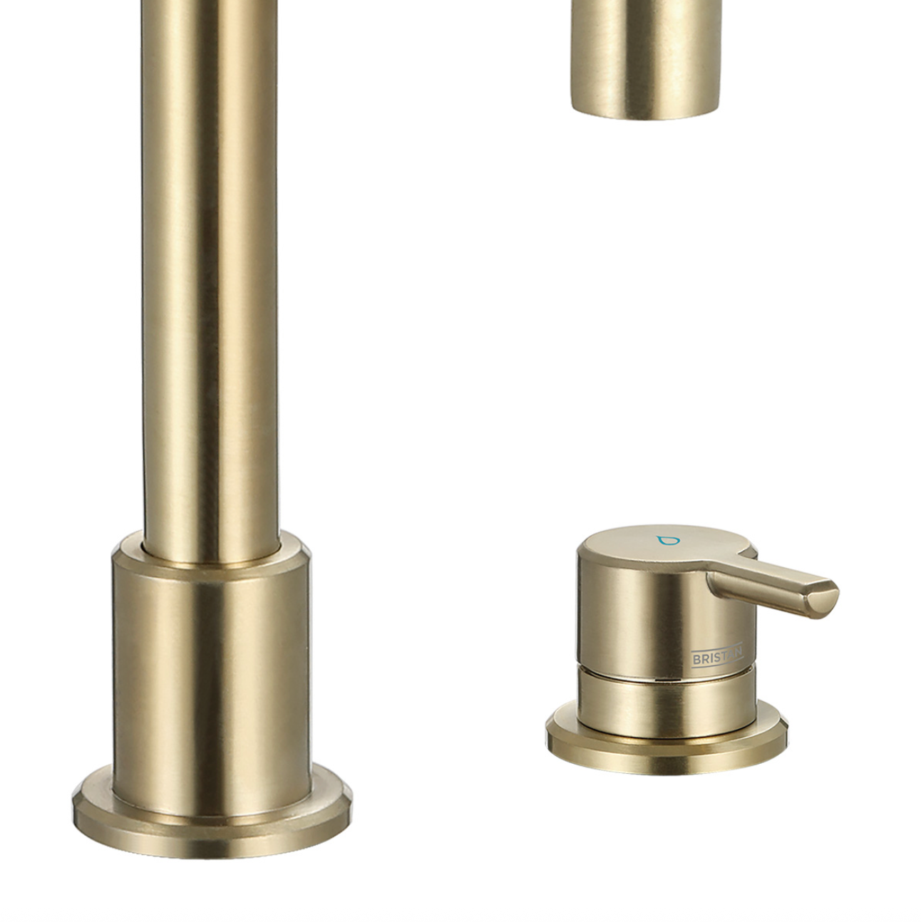 Bristan - Altum 3 Taphole Basin Mixer - Brushed Brass