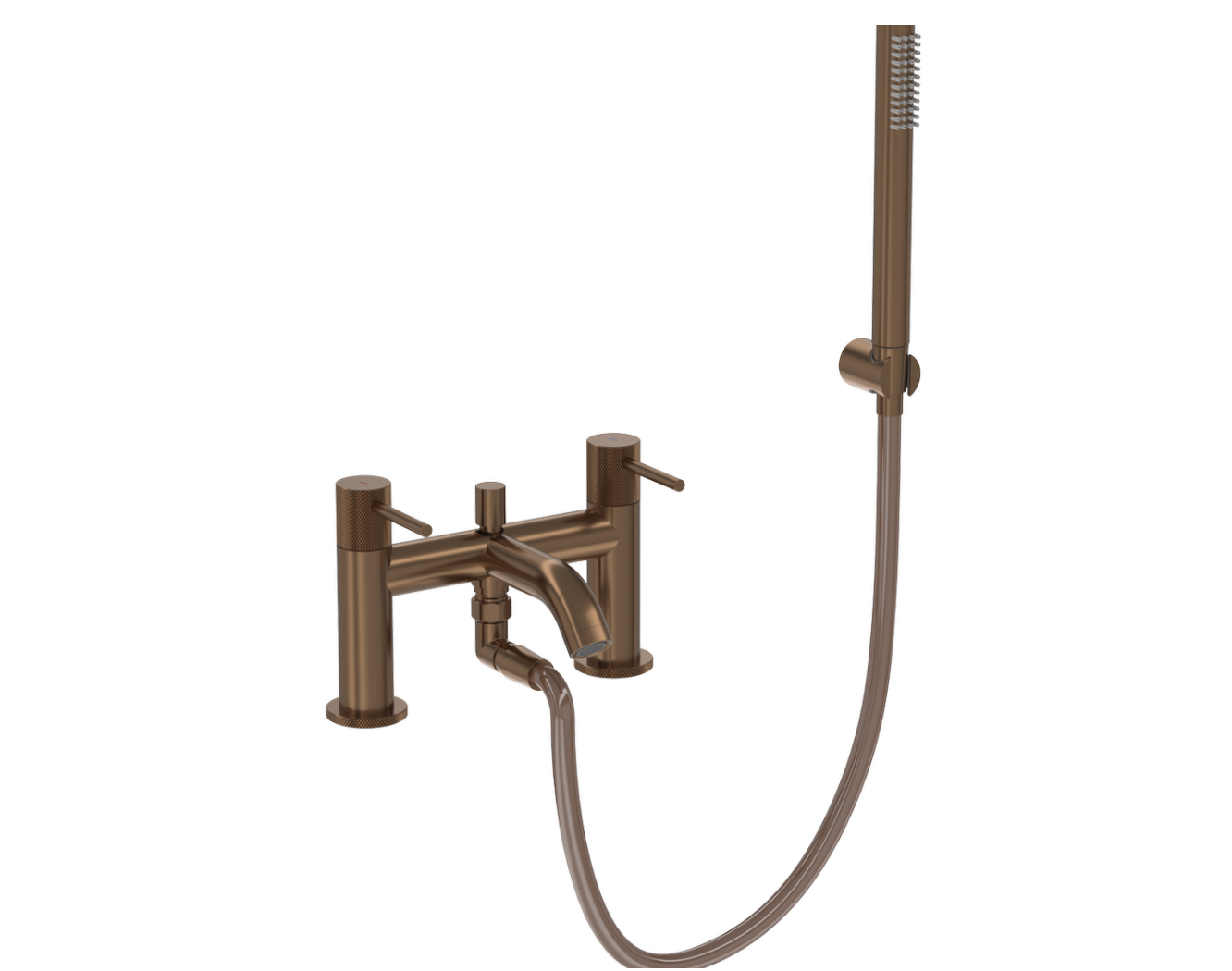 Hib - Atlas Luxe Bath Shower Mixer - Matt Black